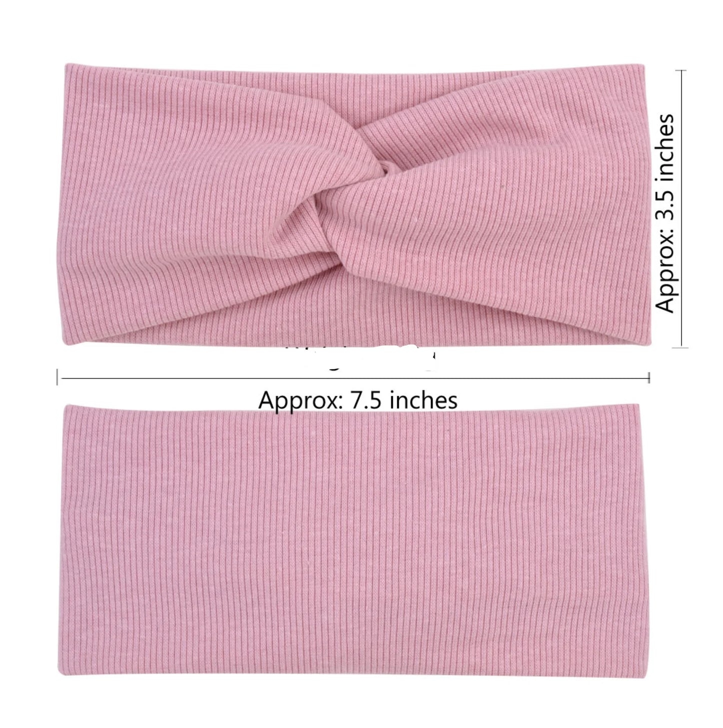 Baby Headband Yoga Sport Girls Kids Children Adult Women Bandage Solid Twisted Knotted Soft Hair Accessories Turban