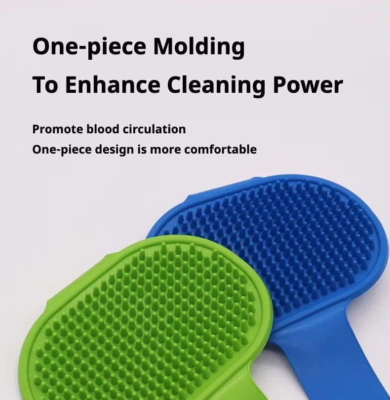 Soft Rubber Dog Cat Brush Pet Bath Silicone Comb Pet Hair Remover Dogs Stuff Cat Comb Grooming Tools Pet Supplies