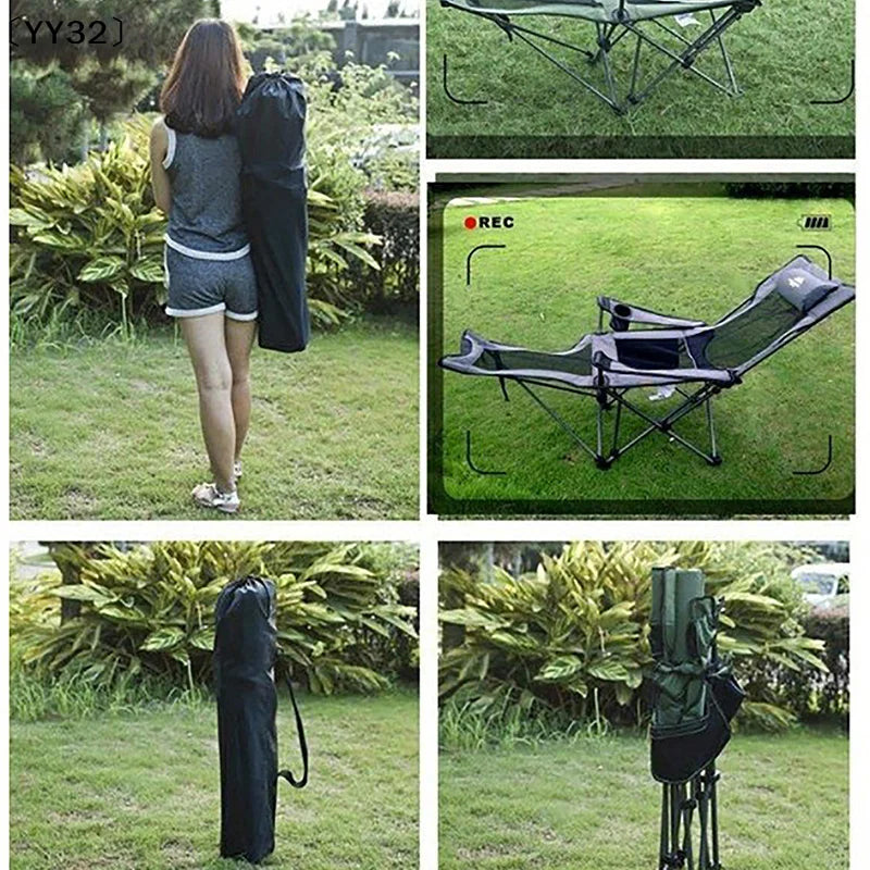 〔YY32〕Camping Chair Storage Bags Round Bottom Drawstring Storage Bag Portable Durable Picnic Folding Chair Carrying Bag no Chair