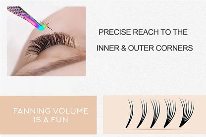 False Eyelash Tweezers Colorful Stainless Steel High Precision Anti-static Eyelash Extension Tweezers Makeup Tools