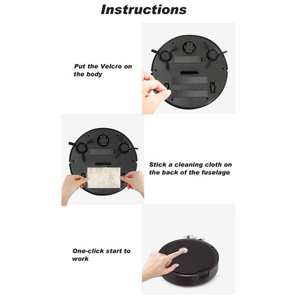 NEW 3 In 1 Smart Sweeping Robot Home Mini Sweeper Sweeping and Vacuuming Wireless Vacuum Cleaner Sweeping Robots For Home Use