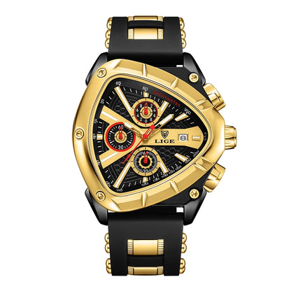 LIGE Original Luxury Men Watch Waterproof Sport Mens Quartz Wrist Watches Business Big Dial Wristwatches Relogio Masculino+BOX