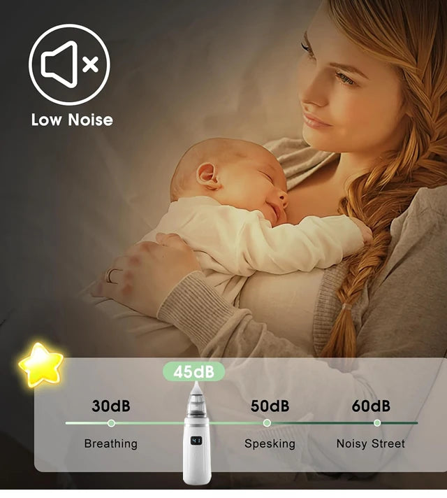 Smart Electric Baby Nasal Aspirator Absorber Equipment Silent Utensils Obstruction Rhinitis Cleaner New Born Items Care Tools