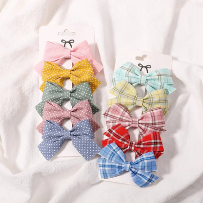 5/7pcs Baby Girl Hair Clips Set Cute Floral Bow Bunny Princess Hairpin for Toddler Girl Lovely Bang Side Clip Hair Accessories