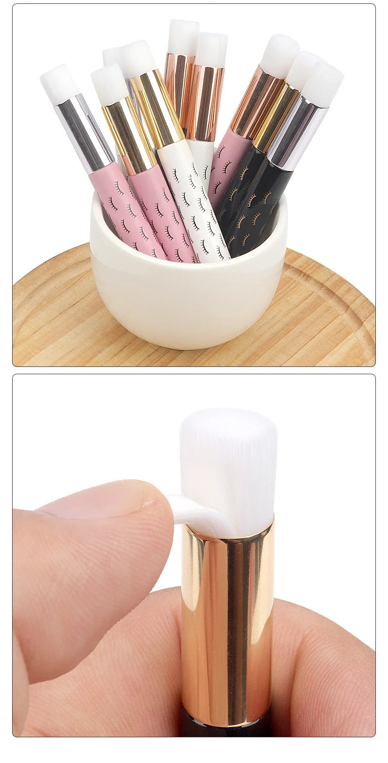 1/5PCS Eyelash Cleaning Brush lash Extension Applicator Eyebrow Nose Brushes Washing Bottle Skin Care Makeup Tool clean Supplies