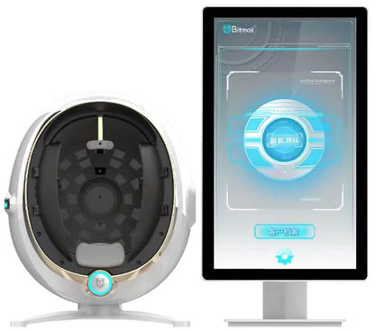 3D Skin Scanner Care Facial Analyzer Monitor Machine Magic Mirror Portable Testing English Detector Face Camera Test Analysis