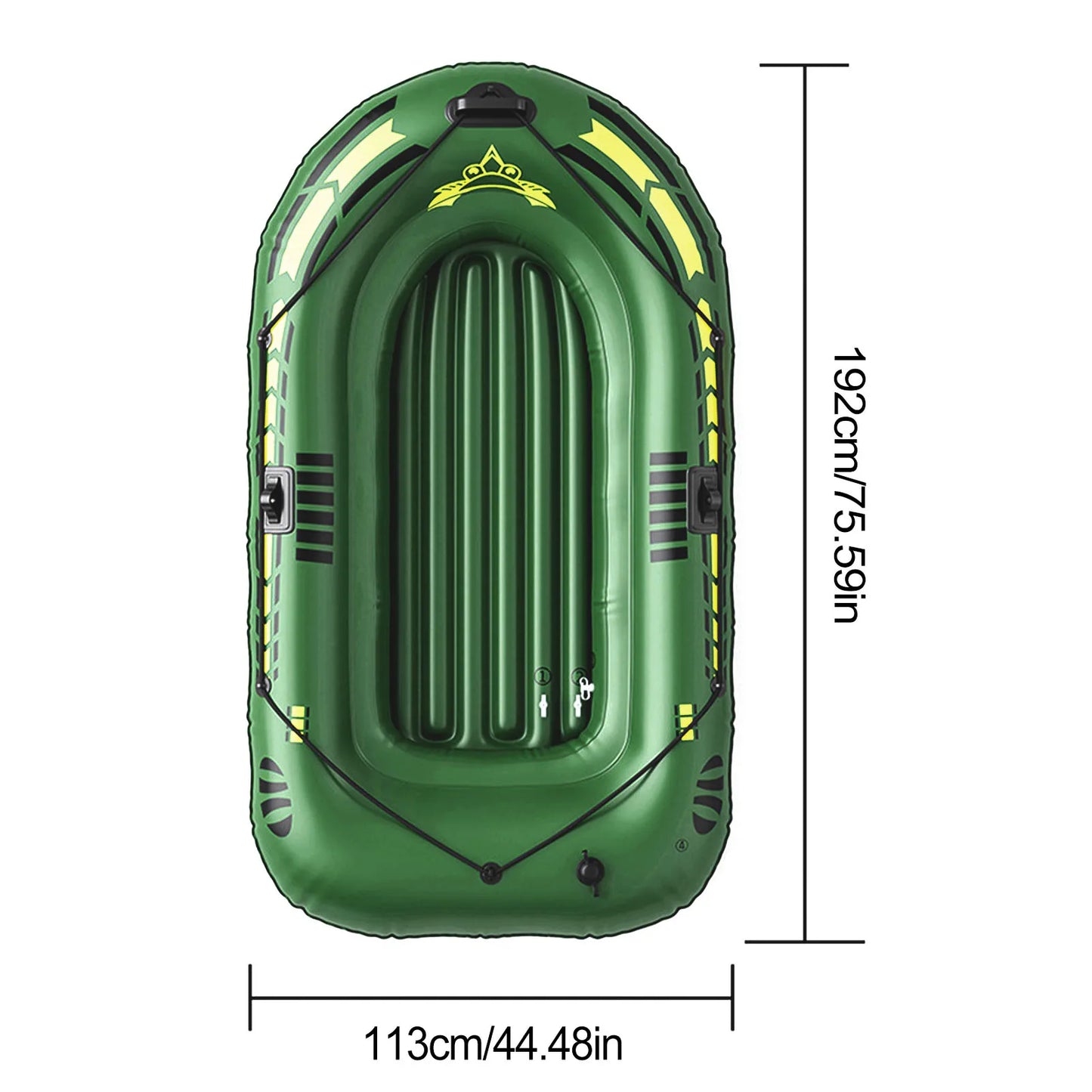 High Quality 0.4mm PVC Iatable Kayak Canoe Rowing Air Boat DoubleDrifting Diving Iatable Boat Fishing Boat
