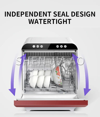 1200W Household Dishwasher Washing Machine Fully automatic Dishwashers Desktop Dish Washers Small Disinfecting Dishwasher Mini