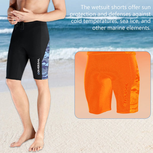 2mm Wetsuit Shorts Men Wetsuit Shorts 2mm Neoprene Wetsuit Shorts Men Thermal Wetsuit Pants for Surfing Diving Canoing Kayaking