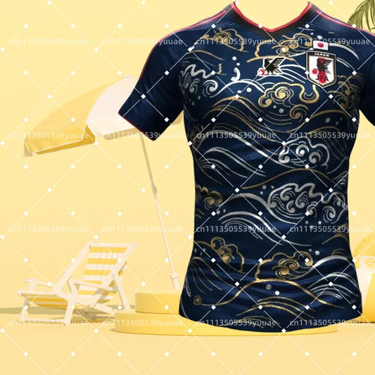 Japanese football special edition concept men women sports football breathable T-shirts Japanese football fans jersey beachwear