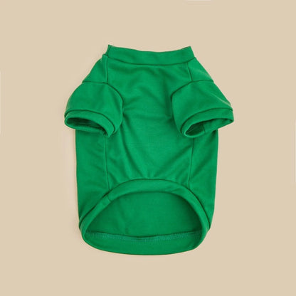 Breathable Dog T-shirt Solid Comfortable Thin Vest For Dogs Cute Summer Pet Clothes Dog Vest Tops Pet Supplies