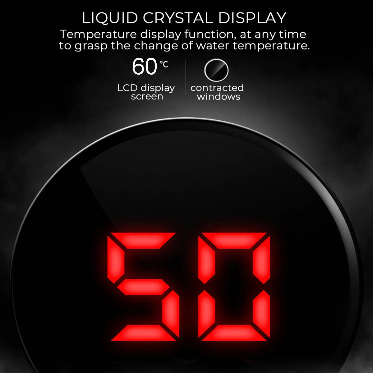 3S Instant Water Heater Shower 3500W 110V 220V Heating Bathroom Kitchen Tankless Electric Water Heater Temperature Display