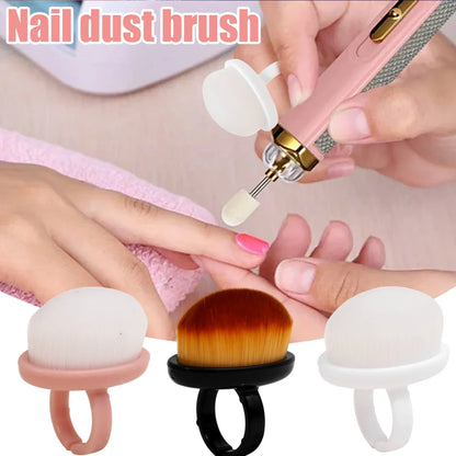 10pcs Professional Nail Dust Brush Art Brush Remove Gel Polish Powder Cleaning Tool Beauty Makeup Brushes Manicure Accessories