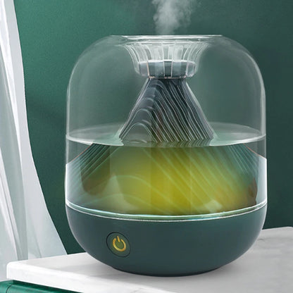 Air Humidifier USB Rechargeable Aroma Diffuser Ultrasonic Cool Mist Maker Fogger Lamp Difusor 2 Speed Adjustment Humidifier