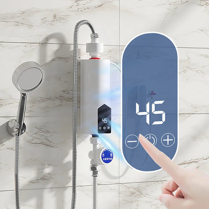 5500W 220V 110V Electric Instant Water Heater Tankless Kitchen Home Bathroom Shower Fast Hot Water LCD Digital Display 히터 순간온수기