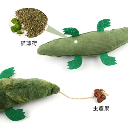 고양이 장난감 Pet Supplies Caterpillar Shaped Plush Cat Toy Contains Catnip Self Pleasure Boredom Relief Cat Toys Interactive