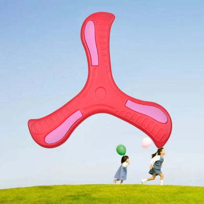 1PC Boomerang Children's Game Pet Toy Parent Child Interactive Toy Educational Outdoor Stress Relieving Toys Spinning Frisbee