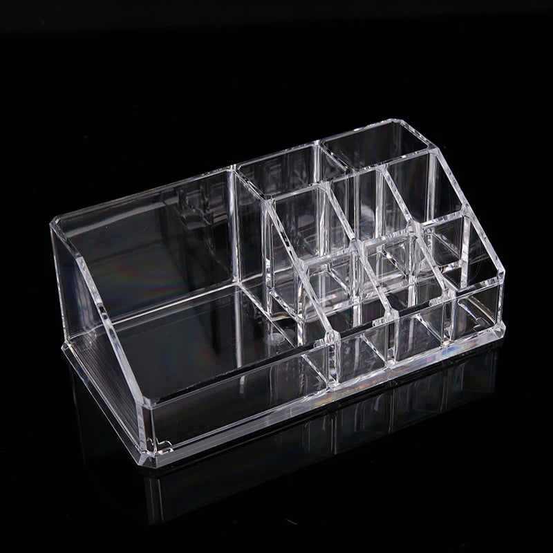 Multifunctio Makeup Lipstick Case Makeup Organizer Storage Box Lipstick Display Stand Holder Cosmetic Jewelry Organizer Box