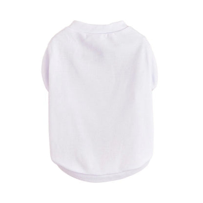 Breathable Dog T-shirt Solid Comfortable Thin Vest For Dogs Cute Summer Pet Clothes Dog Vest Tops Pet Supplies