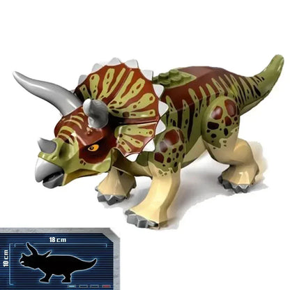 Great Value!!! Mosasaurus Jurassic World Park Dinosaurs Rex Indoraptor Triceratops Indominus Building Block Toys Dinosaur Gift
