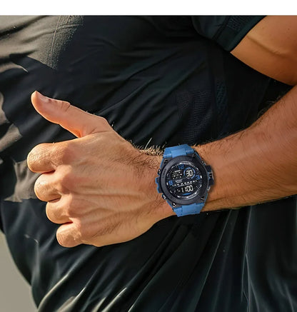 MAYZHISU Sports Electronic Watch for Man Student Teens Outdoor Waterproof Men's Sports Watches LED Digital Clock