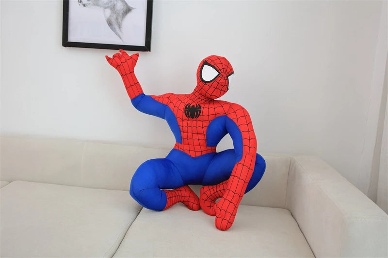High Quality Spider Man Plush Toy Cartoon Stuffed Anime superhero Plushies Lovely Doll Hug Pillow Home Decor Birthday Gifts Kids