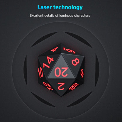 7Pcs/set  Electronic Luminous LED DND Dice Set Multiple Sided Dice for Adults Board Game Party Entertainment Toys