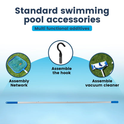 Robotic Pool Cleaner Pole Hook Detachable Plastic Pool Retrieval Hook Pool Vacuum Robot Telescopic Pole Hook Accessories