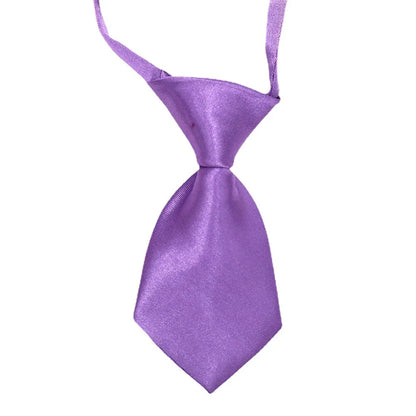Pet Bowties 30/50/100PCS Dog Tie Collars Bulk Adjustable Dog Bow Ties Solid Color Cat Neckties Pet Supplies For Dogs and Cats