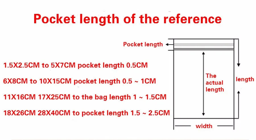 100 Pcs/Pack Small Zip Lock Plastic Bags Reclosable Transparent Bag Shoe Bag Vacuum Storage Bag Poly Clear Bags Thickness 0.05mm