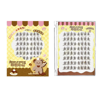 Self Adhesive Eyelashes Cluster Lashes No Glue Individual Lashes Soft Lash Clusters Reusable Self Adhesive Lashes Makeup