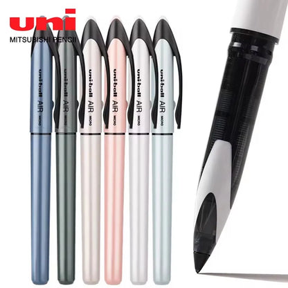 Uni Ball Air Micro Gel Rollerball Pen UBA-188 0.5/0.7MM Japanese Stationery Black Technology Straight Liquid Free Control Ink