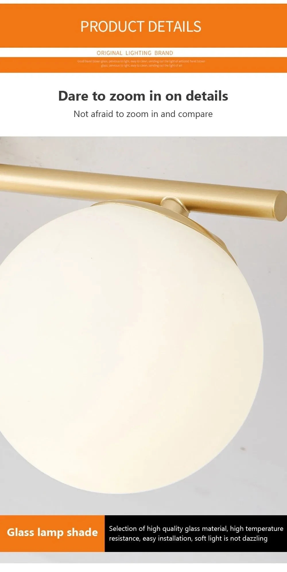Modern LED Glass Ceiling Lights Full Copper Orb Glass Lamps Aisle Corridor Entry Living Rooms Bedrooms Home Decor Light Fixtures