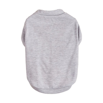 Breathable Dog T-shirt Solid Comfortable Thin Vest For Dogs Cute Summer Pet Clothes Dog Vest Tops Pet Supplies
