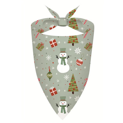 Dog Scarf Bandana Collar Bibs Cat Neck Decor Christmas Halloween Pet Supplies Puppy Cat Dog Accessories for Small Dogs