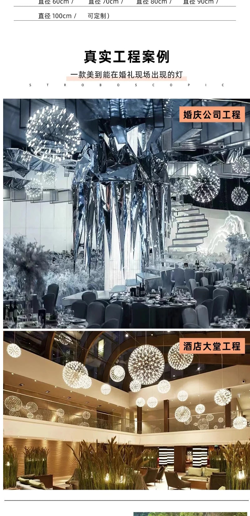 Modern Brief Loft Spark Ball LED Chandelier Fixture Firework Ball Stainless Steel Pendant Lamp for Home Decor Lighting 110-240V
