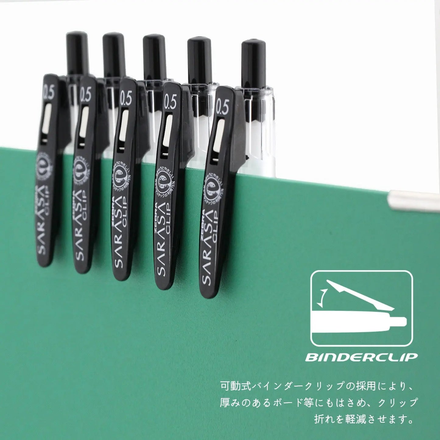 Zebra Sarasa Clip 0.5mm Black Blue Red Retractable Gel Pens Ballpoint for Writing Office Accessory School Supplies Stationery