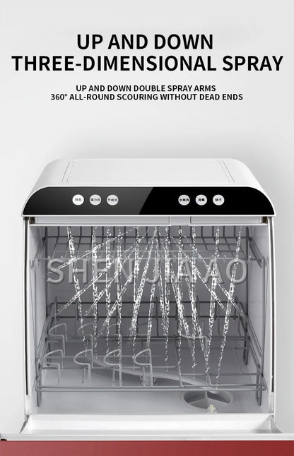 1200W Household Dishwasher Washing Machine Fully automatic Dishwashers Desktop Dish Washers Small Disinfecting Dishwasher Mini