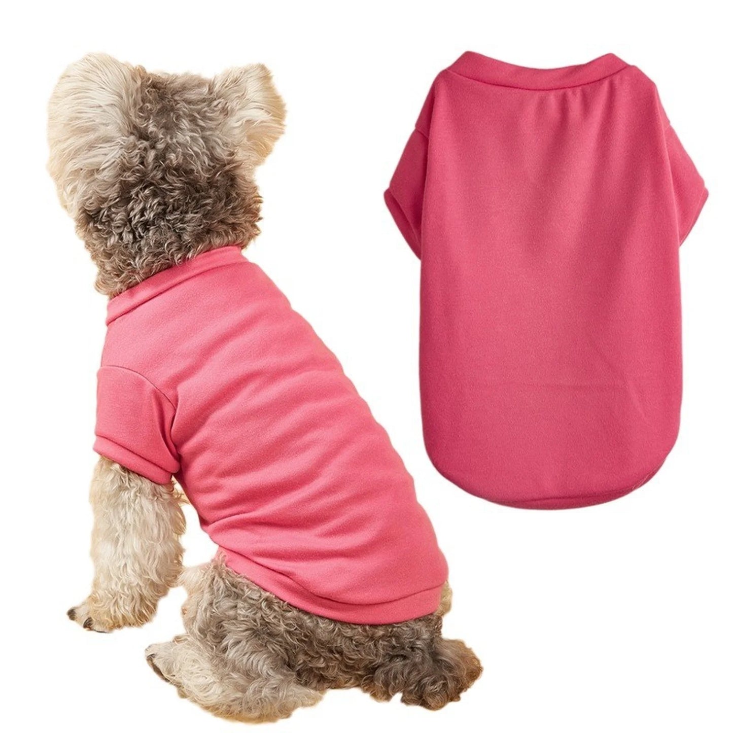 Breathable Dog T-shirt Solid Comfortable Thin Vest For Dogs Cute Summer Pet Clothes Dog Vest Tops Pet Supplies