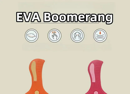 1PC Boomerang Children's Game Pet Toy Parent Child Interactive Toy Educational Outdoor Stress Relieving Toys Spinning Frisbee