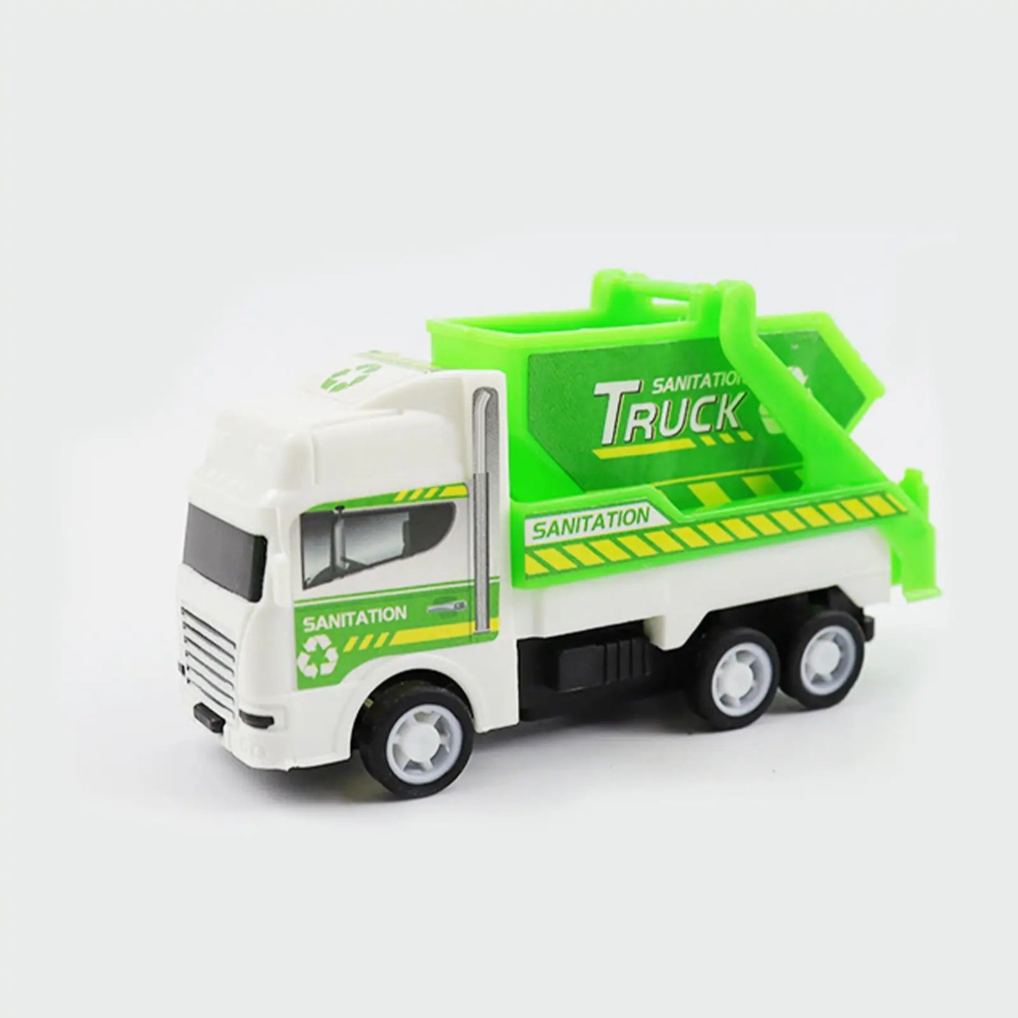 1pc Kids Toys Car Inertia Sanitation Truck Pull Back Plastic Model Engineering Vehicle Fire Engine Boys Toys For Children G L8y6