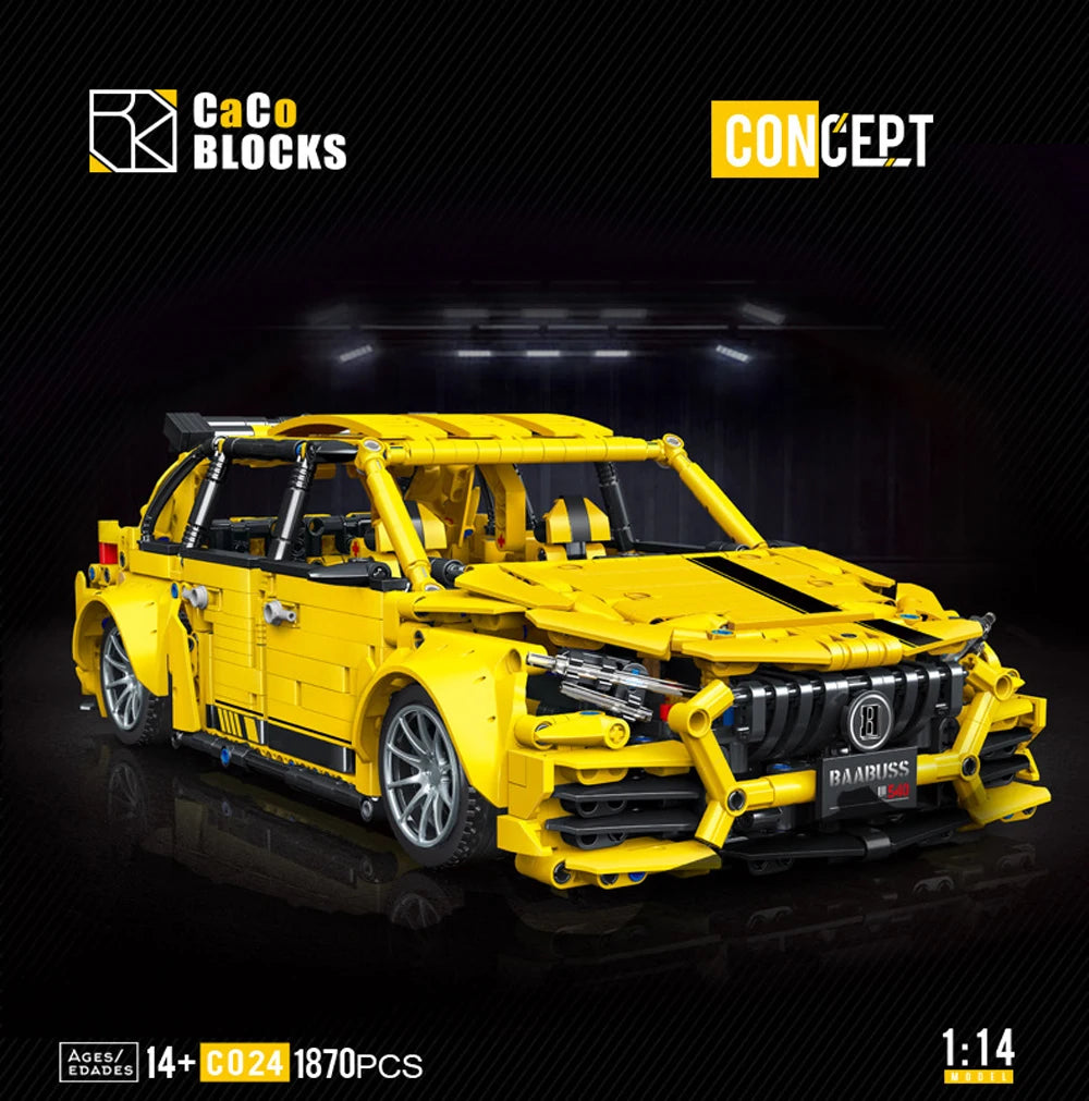 NEW Technical Speed Racing Car Model Building Blocks , MOC Assemble , Sports Car , Desktop Decor Collectible Gift for Car Lovers
