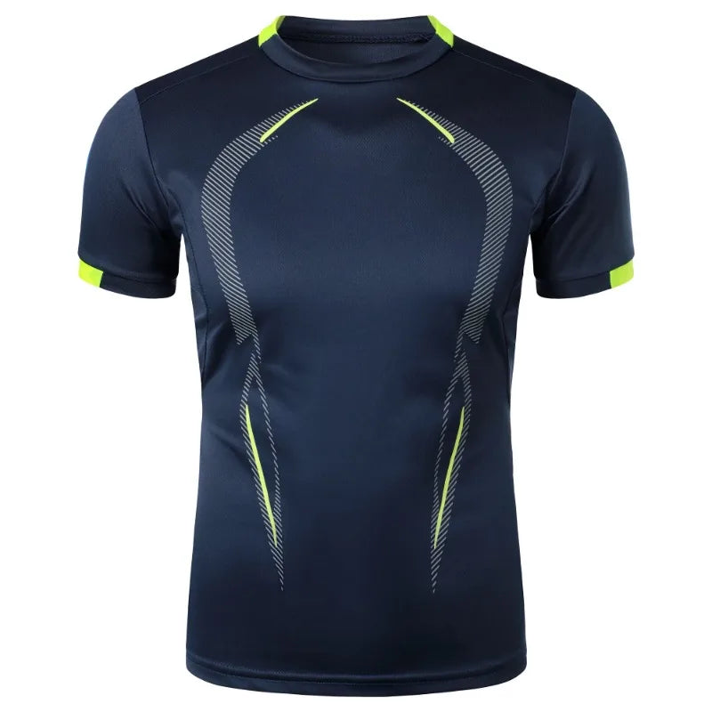 Summer Gym Breathable T Shirt Men Quick Drying Jogging Tops Men Lightweight Training Tees Fitness Tops Running Sweatwear