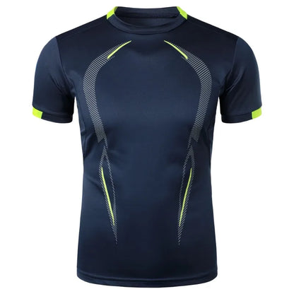 Summer Gym Breathable T Shirt Men Quick Drying Jogging Tops Men Lightweight Training Tees Fitness Tops Running Sweatwear
