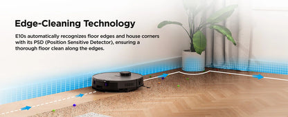 Eureka E10s Robot Vacuum with Bagless Self Emptying Station, Robotic Vacuum of 45-Day Capacity, 4000Pa Suction