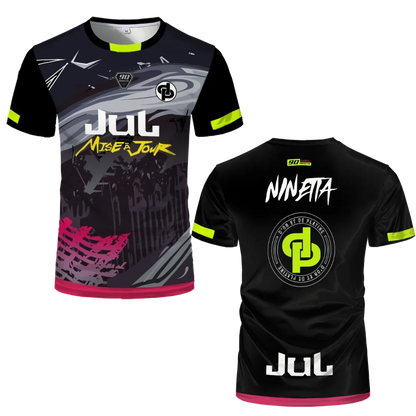90 Minute Series MM9 JUL Football Shirt for Men, Summer Outdoor Sport Quick-Drying Jersey, Fitness Training T-shirt