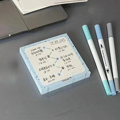 100 Pads/Pack Sticky Note Inches Posted it Sticky Note Pads Notepads Posits School Stationery office Supplies back to school
