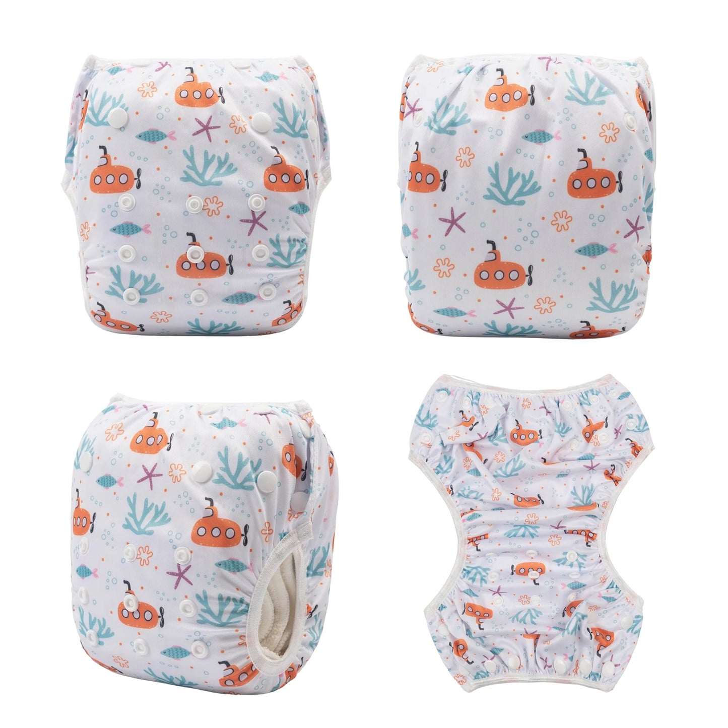 U PICK ALVABABY Swim Nappy Suitable for Swim Classes Fashion Design Reusable Swim Diaper for Baby Under 8 Months