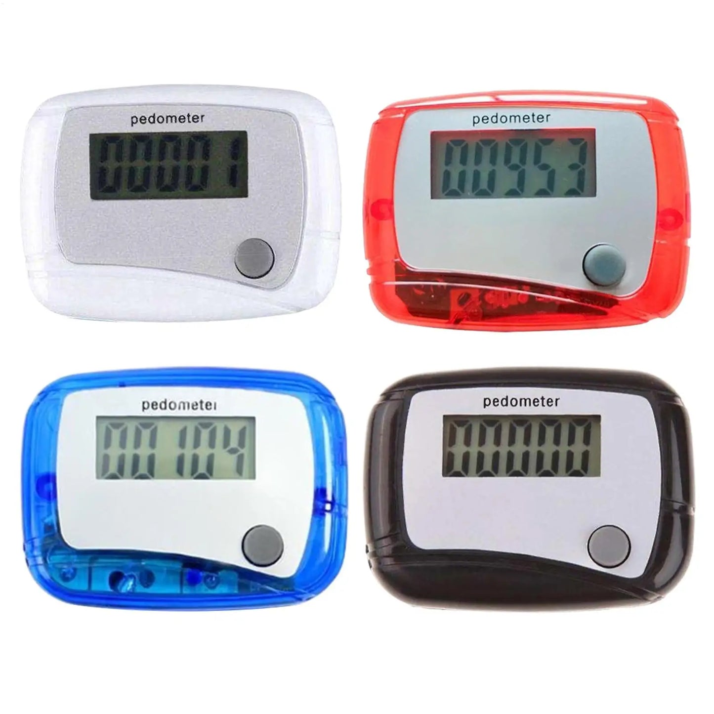 Pedometer for Walking Digital Fitness Sports Walk Meter 3D Step Pedometer for Sports Running Training Hiking Backpacking Travel