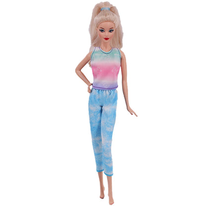 Fashion BJD Doll Clothes Top+pants(+Hats+shoes)Set Fit 30cm Doll&1/6 BJD Doll Clothing Accessories,Toys For Girls Gifts Festival